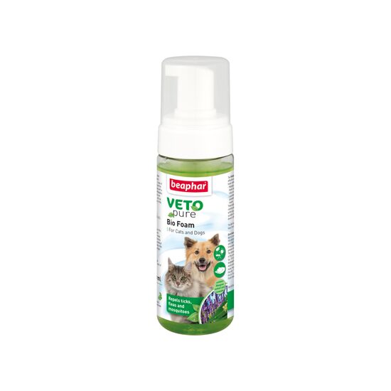 SPUMA ANTIPARAZITARA PENTRU CAINI SI PISICI VETOPURE BEAPHAR 150ML
