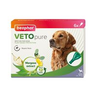 BEAPHAR VETOPURE SPOT-ON ”L” PIPETE ANTIPARAZITARE PENTRU CAINI >15KG (6PIP/CUT) / 10881