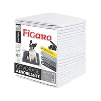 [PROMO] COVOR ABSORBANT PENTRU CAINI FIGARO CARBON 60x60CM (50BUC/BAX) 4 BAXURI CU -10% DISCOUNT