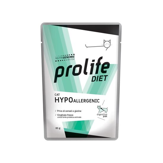 DIETA VETERINARA UMEDA PROLIFE HYPOALLERGENIC PENTRU PISICI PLIC 85G
