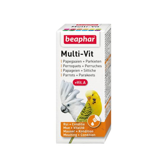 SUPLIMENT PENTRU PERUSI SI NIMFE MULTI-VIT SIROP BEAPHAR 50ML