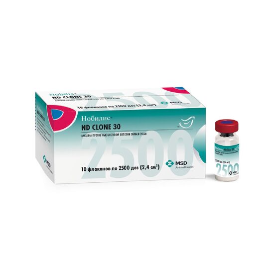 SOLUTIE INJECTABILA PENTRU PASARI NOBILIS ND CLONE 30*2500 DZ