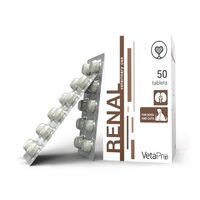 VETAPRO RENAL 50TAB/CUT SUPORT RENAL CAINI SI PISICI