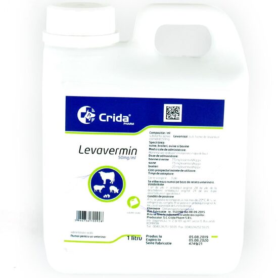 [PROMO] LEVAVERMIN 50 MG/ML*1 L 5 FLACOANE CU -10% DISCOUNT