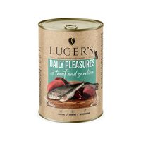LUGER'S HRANA UMEDA CONSERVA PISICI CU PASTRAV & SARDINA 400G