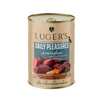 LUGER'S HRANA UMEDA CONSERVA CAINI CU REN & MORCOV 400G