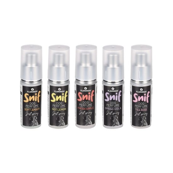 [PROMO] FLAMINGO PARFUM PENTRU CAINI RAIKA SNIF SPRAY 9ML (DISPLAY 5 AROME x 3) 1 DISPLAY CU -10% DISCOUNT
