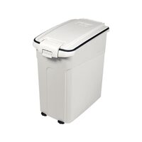 CONTAINER PENTRU PASTRARE HRANA USCATA CAINI SI PISICI OTO L WHITE 54L 40x24x55(h)cm