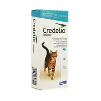 [PROMO] ANTIPARAZITAR EXTERN PENTRU PISICI CREDELIO CAT 48 MG (2-8 KG) 3 TAB/CUT  4 CUTII CU -20% DISCOUNT