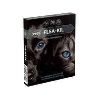 PESS ZGARDA ANTIPARAZITARA CU GERANIOL CAINI TALIE MEDIE FLEA-KIL 60CM 