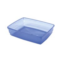 LITIERA MPS HYDRA MINI BACINELLA MICIO TRANSPARENT BLUE 42x33x11(h)cm
