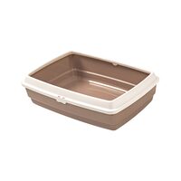 LITIERA MPS MICIO HYDRA MARSALA 42x33x14(h)cm WHITE FRAME