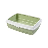 LITIERA MPS MICIO HYDRA LIGHT GREEN 42x33x14(h)cm WHITE FRAME