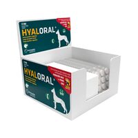 [PROMO] SUPLIMENT PENTRU CAINI DE TALIE MARE HYALORAL 360TB 1 CUTIE + 3 SUPLIMENT PENTRU CAINI DE TALIE MARE HYALORAL (BLISTER x 12TABLETE) + 1 TRATAMENTUL CONSTIPATIEI LA CAINI SI PISICI SOLUTIE ORALA LAXATRACT (LACTULOZA) 667MG/ML 125ML GRATIS