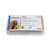 VERSICAN PLUS DHPPI/L4R SUSPENSIE INJECTABILA PENTRU CAINI (25 DOZE/CUTIE)