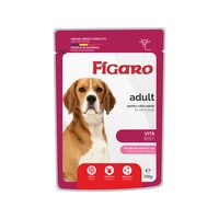 FIGARO HRANA UMEDA COMPLETA CU VITA PENTRU CAINI ADULTI PLIC 100G