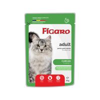 FIGARO HRANA UMEDA COMPLETA CU CURCAN PENTRU PISICI ADULTE PLIC 85G