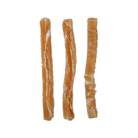 FLAMINGO RECOMPENSE PENTRU CAINI SNACK HAPKI STRIPS CU PUI&COD 85G