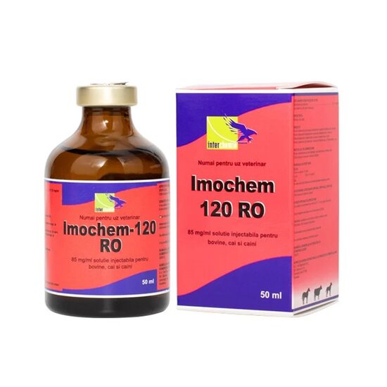 IMOCHEM 120 RO ANTIPARAZITAR INTERN BOVINE, CAI SI CAINI 50ML
