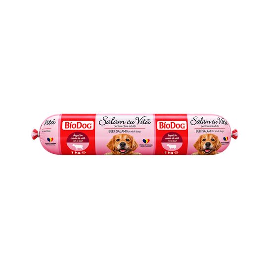 BIODOG SALAM PENTRU CAINI CU VITA 1KG