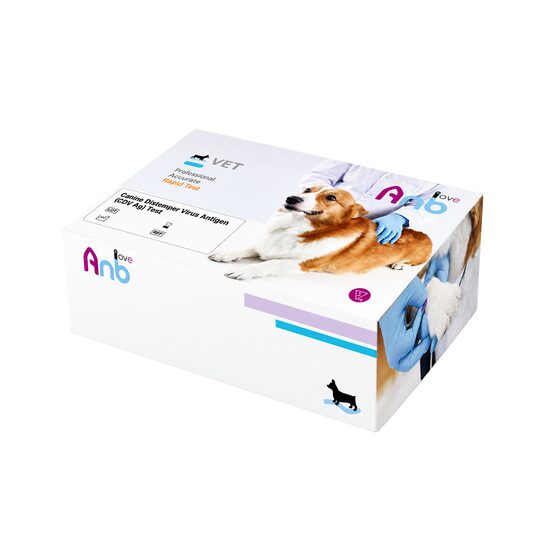 ANBIO KIT TEST RAPID CDV ANTIGEN (Ag) JIGODIE CAINI 10/SET