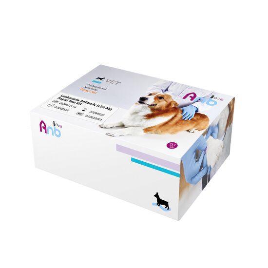 ANBIO KIT TEST RAPID LSH ANTICORPI (Ab) LEISHMANIA CAINI SI PISICI 10/SET