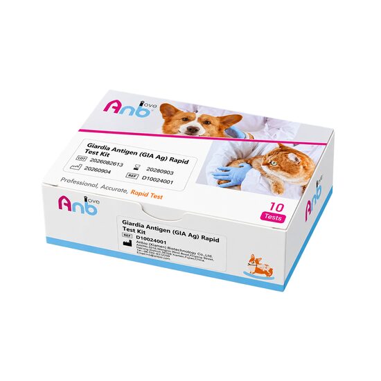 ANBIO KIT TEST RAPID GIA ANTIGEN (Ag) GIARDIA CAINI SI PISICI 10/SET