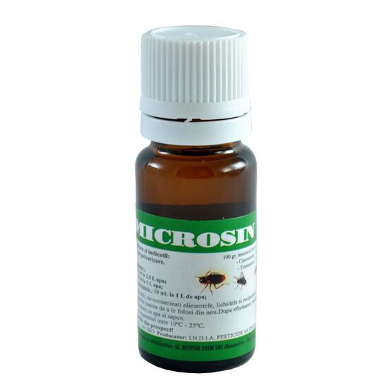 [PROMO] MICROSIN 10 ML 100+1 INSECTICID GRANULE IMPOTRIVA MUSTELOR AMP ...
