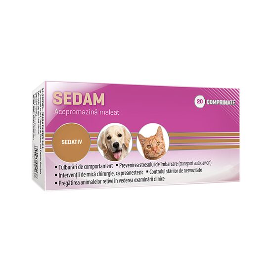 SEDATIV PENTRU CAINI SI PISICI SEDAM 50CP