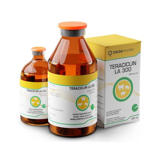 [PROMO] TERACICLIN LA 300 (OXITETRACICLINA 30%) ANTIINFECTIOS INJECTABIL 100ML 3 FLACOANE CU -10% DISCOUNT