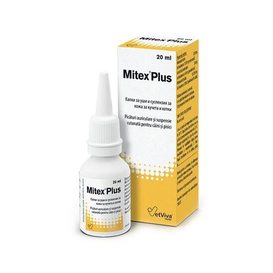 [PROMO] MITEX PLUS PICATURI AURICULARE CAINI SI PISICI 20ML 10 FLACOANE CU -35% DISCOUNT