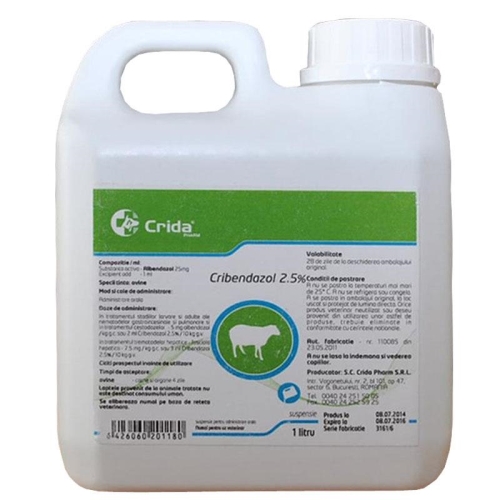 [PROMO] CRIBENDAZOL 2,5% 1L 10+1 GRATIS