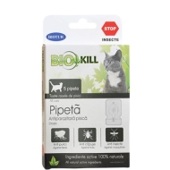 [PROMO] BIOKILL PIPETA ANTIPARAZITARA PENTRU PISICI (5 PIP/CUT) 10+2 GRATIS