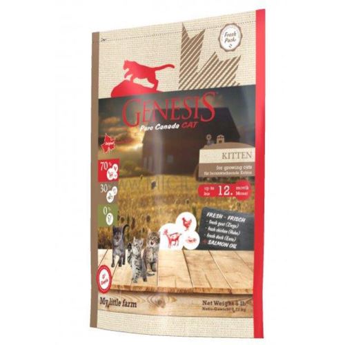 HRANA DIN INGREDIENTE NATURALE PENTRU PISICI GENESIS PURE CANADA MY LITTLE FARM KITTEN 2.27KG