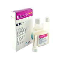 [PROMO] BUTOX 7,5% POUR ON 250 ML 10 FLACOANE CU -10% DISCOUNT + 1 MELOVEM 30MG/ML 100 ML GRATIS