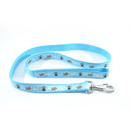 LESA PENTRU CAINI NYLON MOL CU MODEL BLUE 25MM*130CM/L5502.25130B