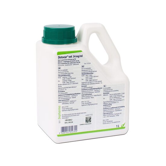 [PROMO] DISTOCUR (OXICLOZANID) 34MG/ML SUSPENSIE ORALA BOVINE SI OVINE 1L 20+2+1 BUTOX 7.5% POUR ON 250ML GRATIS