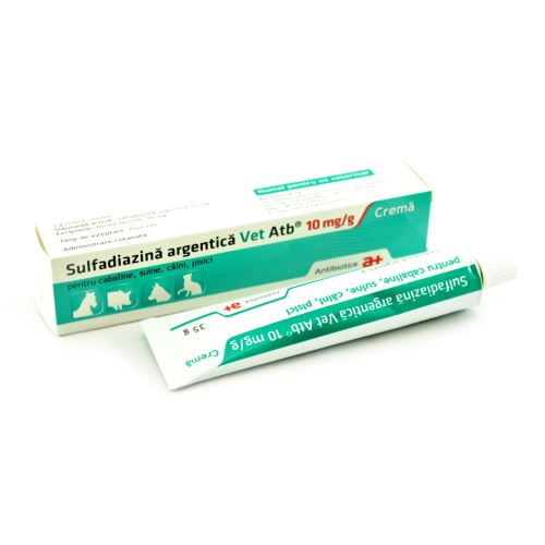SULFADIAZINA ARGENTICA VET 10 MG/G CREMA