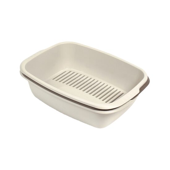 LITIERA PENTRU PISICI MPS MISO BEIGE 54x39x16(h)cm