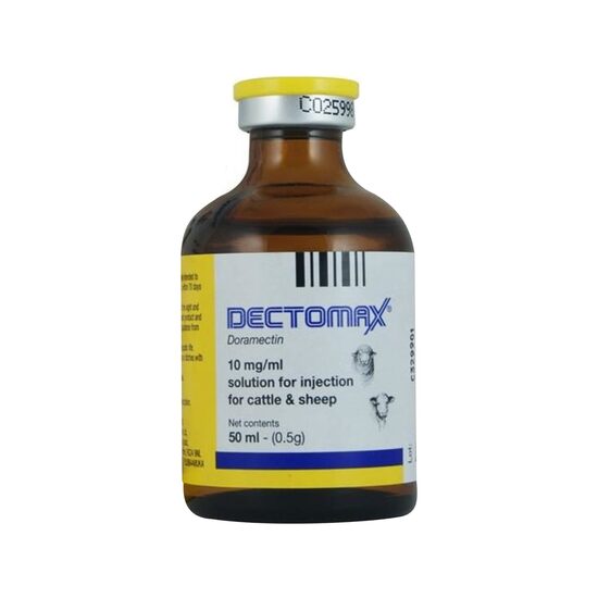 [PROMO] DECTOMAX ANTIPARAZITAR INTERN 50ML 10 FLACOANE CU -10% DISCOUNT +1 BUTOX 7.5% POUR ON 250ML GRATIS