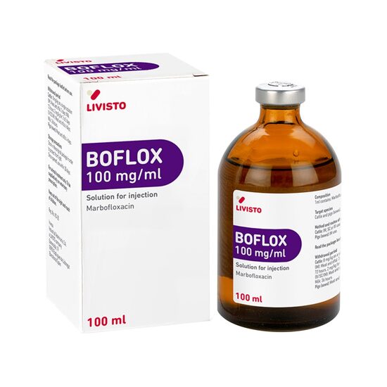 [PROMO] BOFLOX 100MG/ML ANTIINFECTIOS INJECTABIL BOVINE/PORCINE 100ML 1 + 1 SPASMIUM COMP 100 ML GRATIS