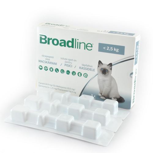 BROADLINE CAT (<2,5 KG)*3 PIP