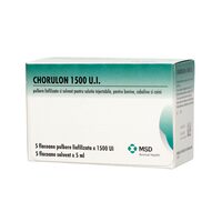 [PROMO] CHORULON 1500 UI*5 ML 5 FLACOANE CU -10% DISCOUNT