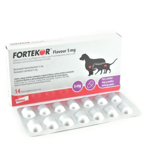 FORTEKOR FLAVOUR DOG 5 MG *14 TB(5-20KG)