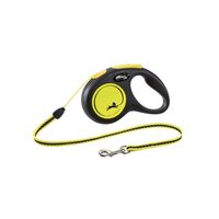 LESA PENTRU CAINI KERBL FLEXI CLASSIC CU FIR S 5M/12KG NEON