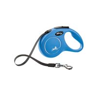 LESA PENTRU CAINI KERBL FLEXI CLASSIC CU BANDA M 5M/15KG BLUE