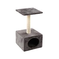 ANSAMBLU DE JOACA PENTRU PISICI FLAMINGO CU SUPORT PATRAT SI SISAL 30x30x55(h)cm