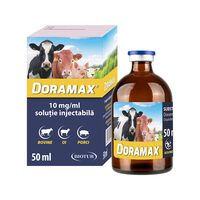 [PROMO] DORAMAX (DORAMECTINA) INJ 10MG/ML ANTIPARAZITAR INTERN SI EXTERN BOVINE/OI/PORCI 50ML 10+2 GRATIS