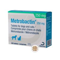 [PROMO] METROBACTIN 250 MG (1*10 TAB) ANTIINFECTIOASE ORALE CAINI SI PISICI 2 BLISTERE CU -10% DISCOUNT