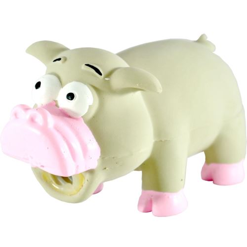 JUCARIE PENTRU CAINI  HIPOPOTAM S, LATEX,10,5CM